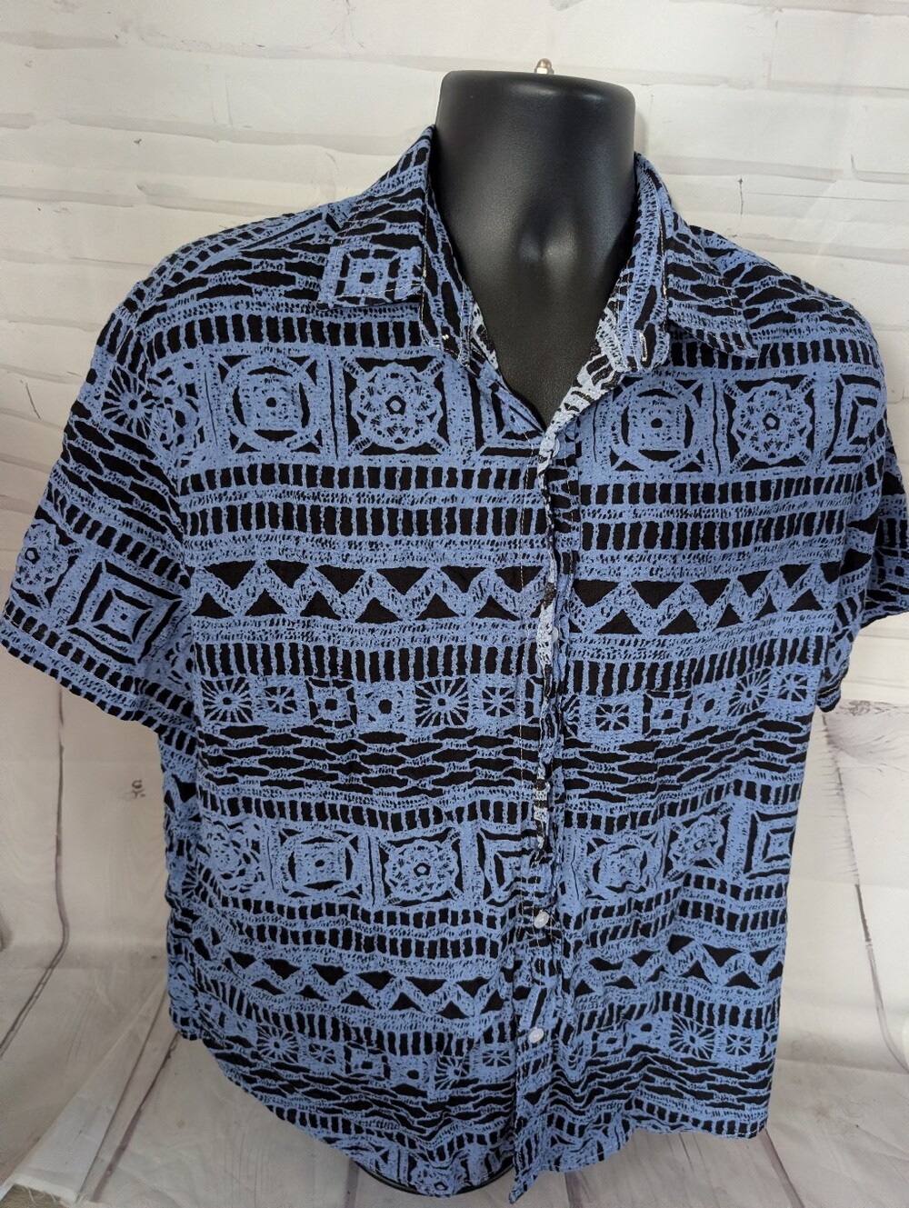 Button Down Shirt. Please See Dimensions And Read Description For Size